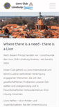 Mobile Screenshot of lions-lueneburg.de
